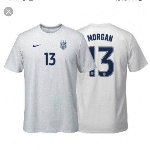 alex morgan shirt number